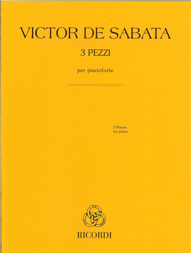 3 pezzi per pianoforte - Prefazione di Alfonso Alberti - pro klavír